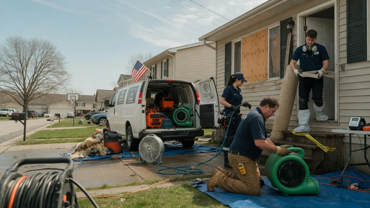 Water Damage Restoration in Macksburg, IA near me